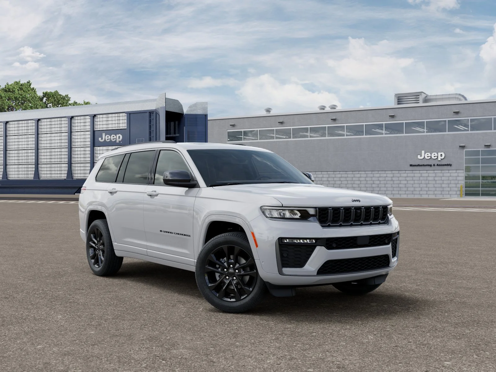 New 2026 Bright White Clear-Coat Exterior Paint Jeep Limited image 3