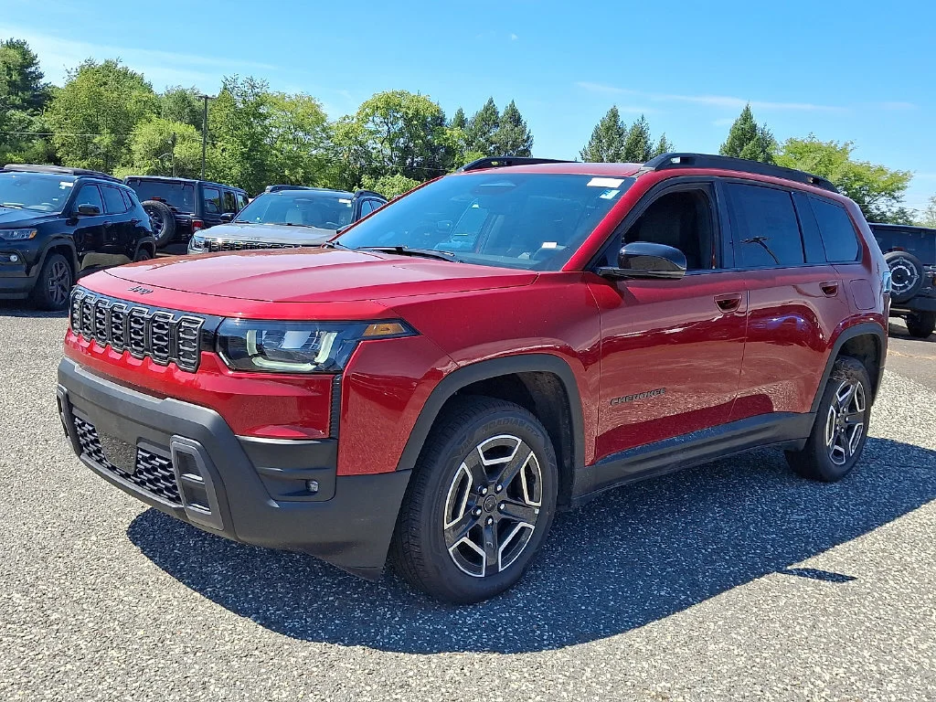 New 2026 Red Hot Pearl-Coat Exterior Paint Jeep Limited image 4