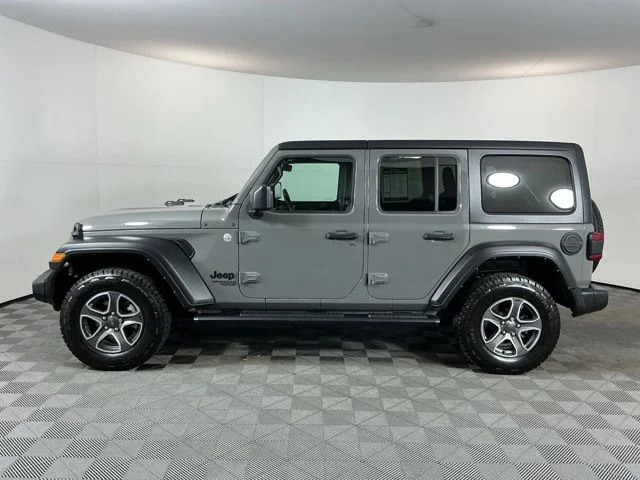 Used 2021 Sting-Gray Clearcoat Jeep Unlimited Sport S image 8