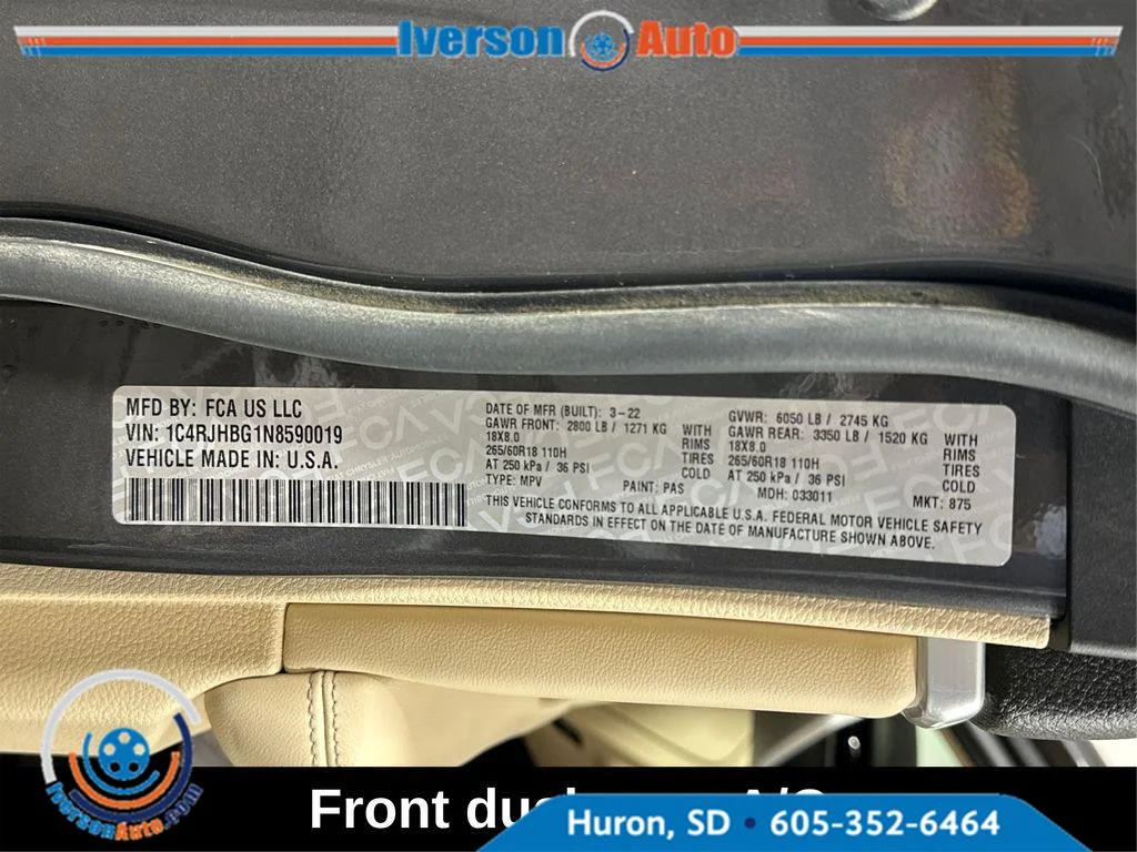 Used 2022 Baltic Gray Metallic Clearcoat Jeep Limited image 19