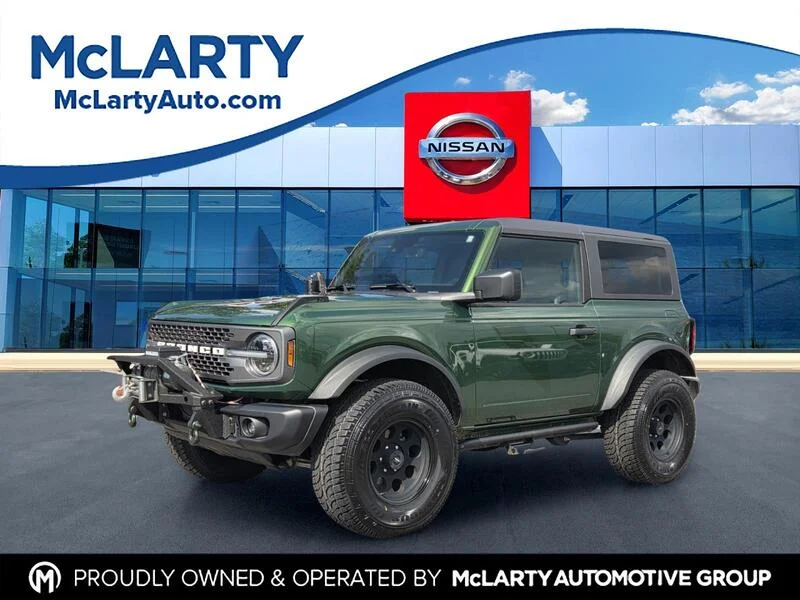 Used 2023 Eruption Green Metallic FORD BASE 2 DOOR ADVANCED 4X4 image 1