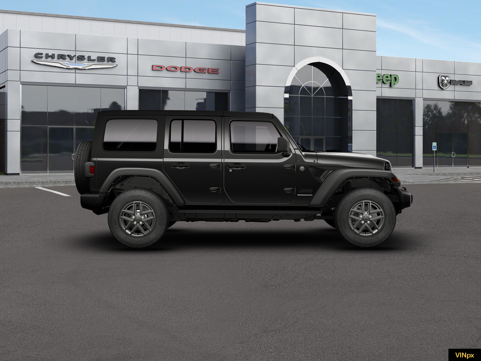 New 2026 Black Clear-Coat Exterior Paint Jeep Sport S image 21