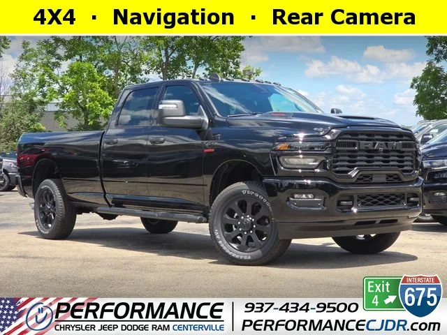 New 2026 Diamond Black Crystal Pearlcoat Ram Tradesman image 1