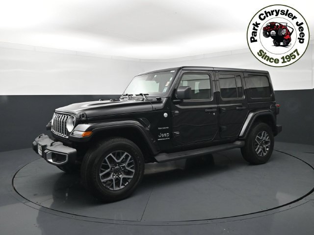 Used 2024 Jeep Wrangler 4-Door Sahara with VIN 1C4PJXEN7RW177132 for sale in Burnsville, Minnesota