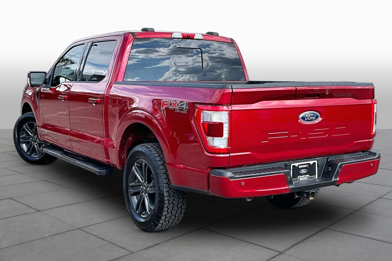 Certified Used 2021 Rapid Red Metallic Tinted Clearcoat Ford LARIAT image 6