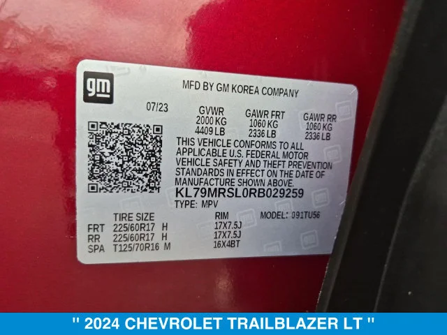 2024 Chevrolet TrailBlazer LT - Photo 33