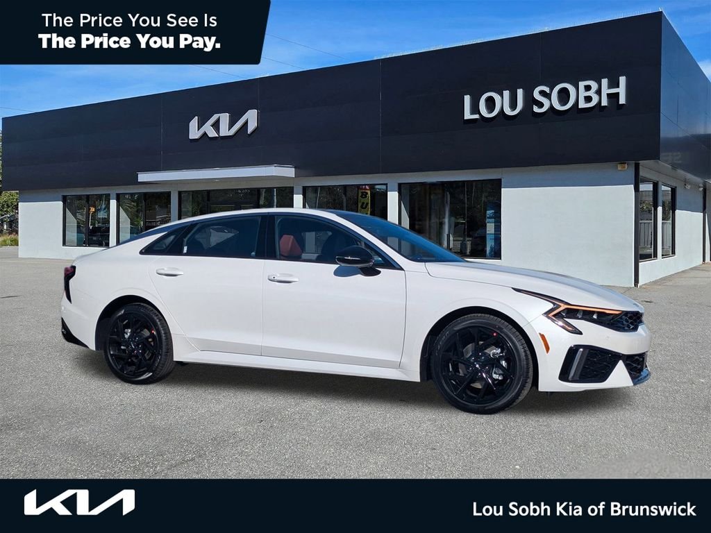 New 2026 Snow White Pearl Kia GT-Line FWD image 1
