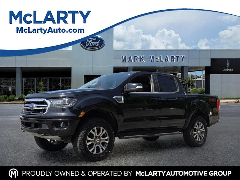 Used 2019 Shadow Black FORD LARIAT 4WD SUPERCREW 5