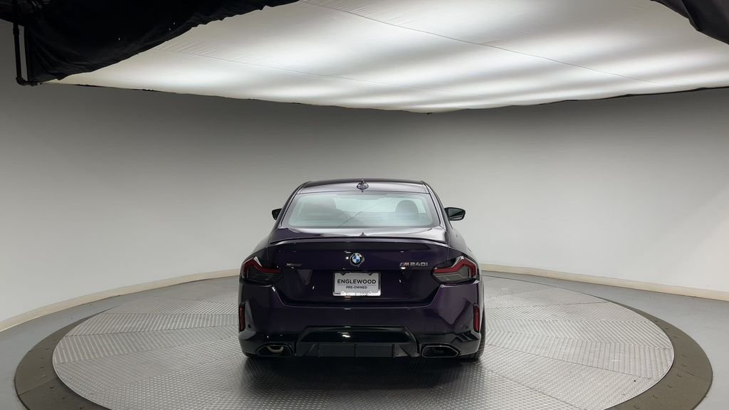 Used 2022 Thundernight Metallic BMW M240i xDrive image 3