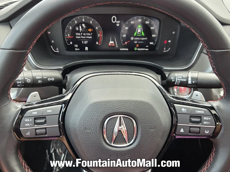 Used 2024 Platinum White Pearl Acura CVT W/A-SPEC TECHNOLOGY PACKAGE image 19