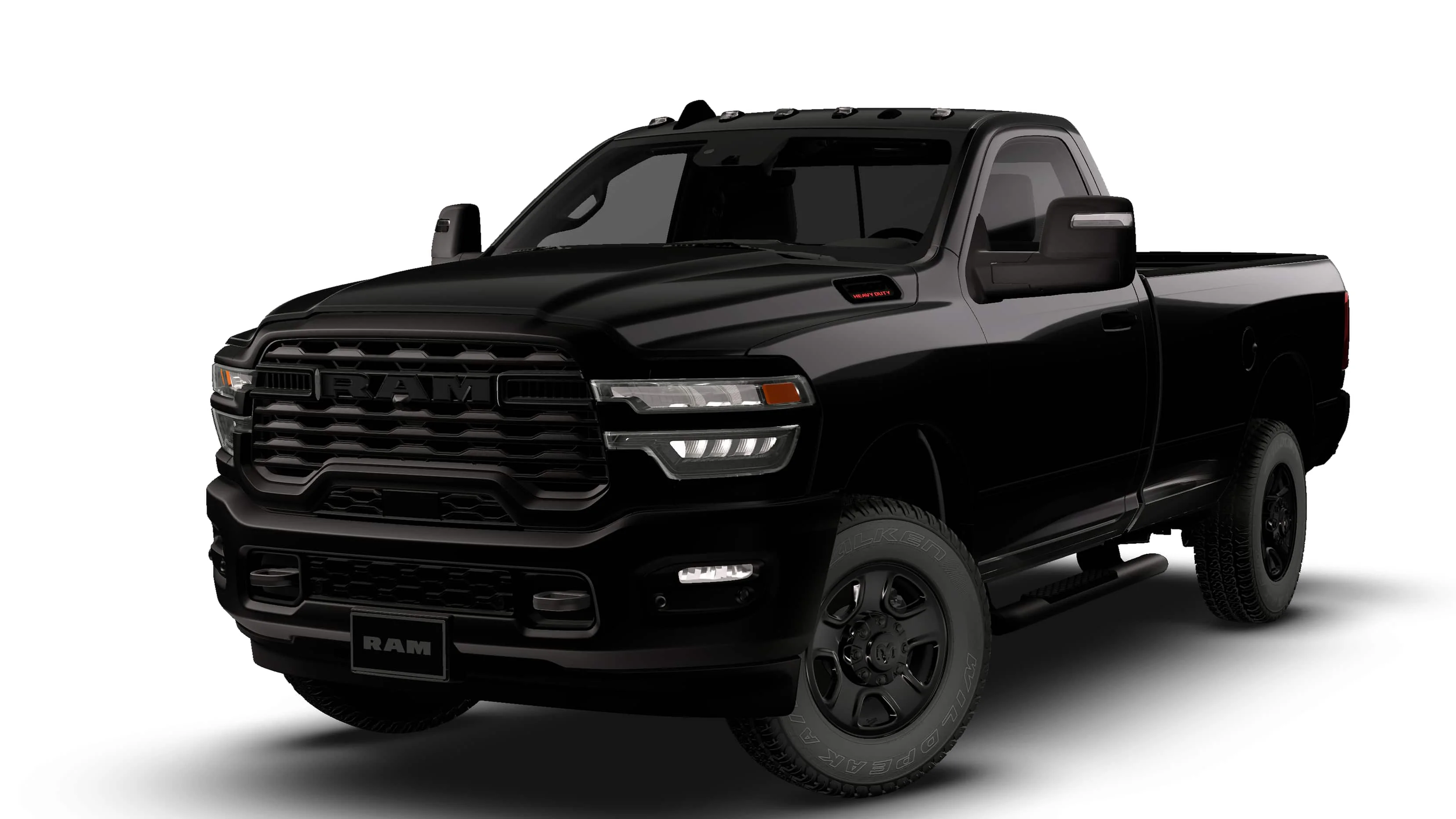 New 2027 Diamond Black Crystal Pearl-Coat Exterior Paint RAM Tradesman image 13