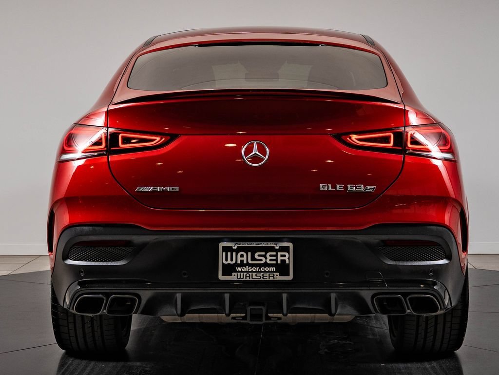 Used 2021 Designo Cardinal Red Metallic Mercedes-Benz GLE 63 S AMG® image 7