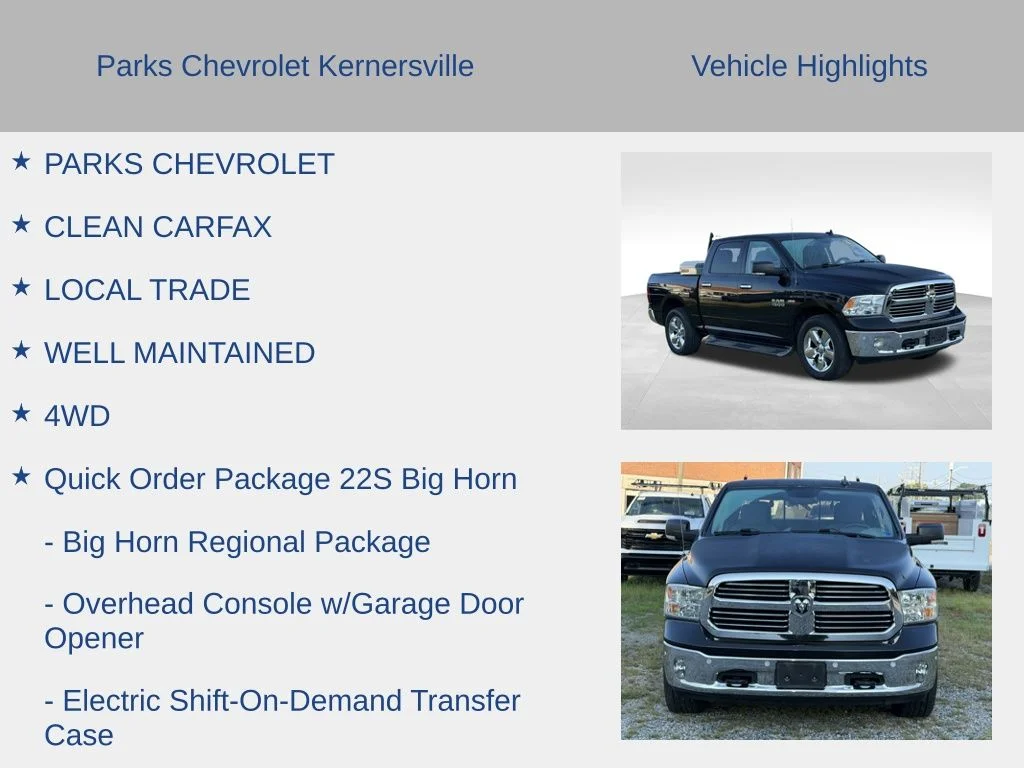 Used 2017 Black Ram Big Horn image 6