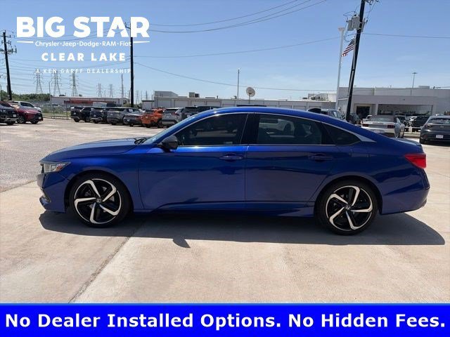 Used 2021 Blue Honda Sport image 1