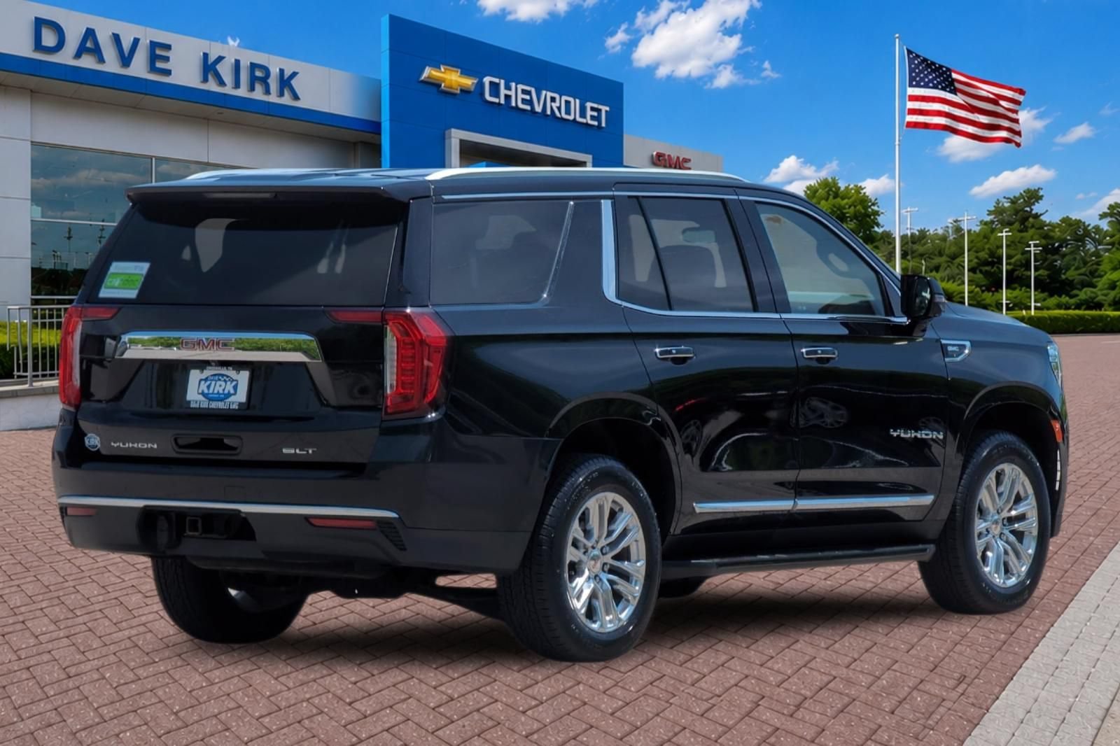 Used 2021 ONYX BLACK GMC SLT image 3