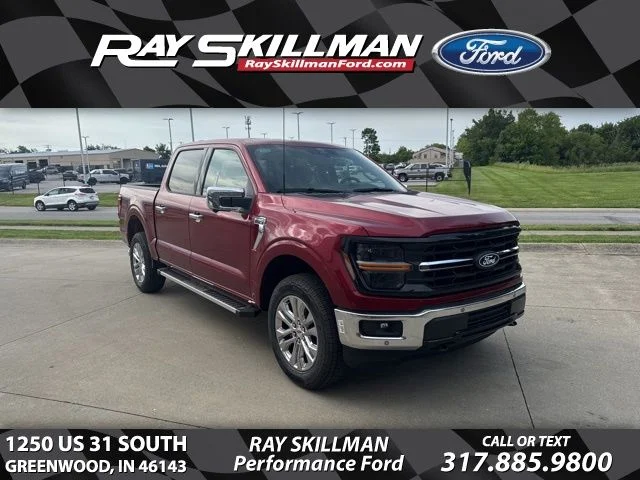 New 2026 Ruby Red Metallic Tinted Clearcoat Ford XLT image 1