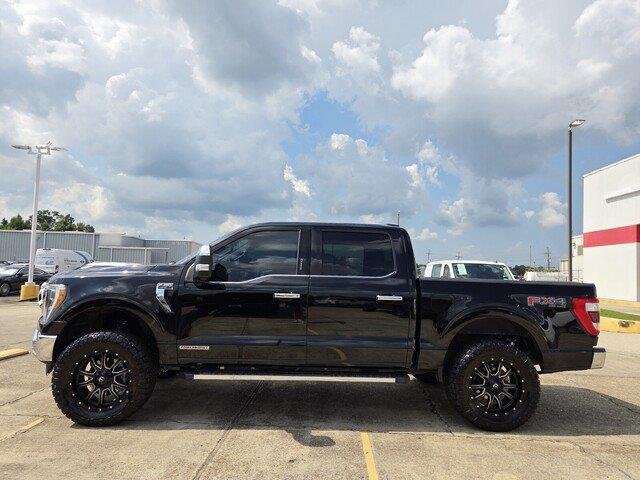 Used 2021 Agate Black Metallic Ford LARIAT image 2