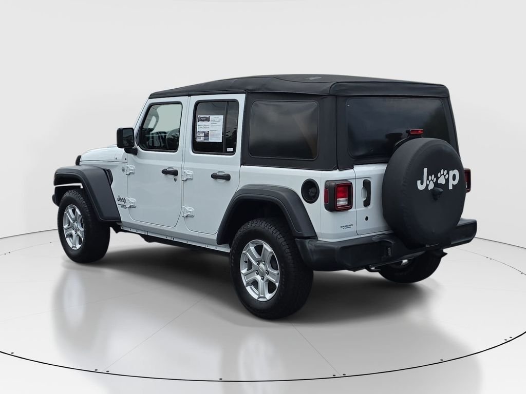 Used 2019 White Jeep Unlimited Sport S image 7