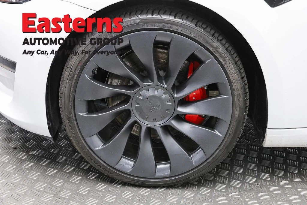 Used 2021 White Tesla Performance image 25