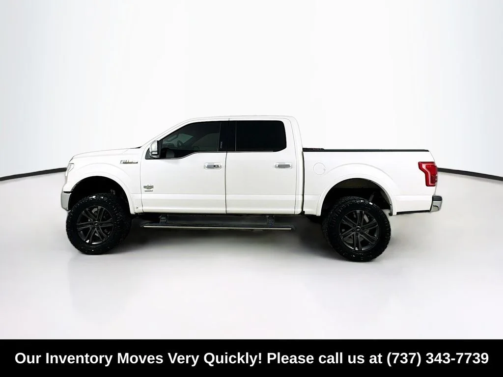 Used 2017 White Platinum Clearcoat Metallic Ford King Ranch image 4