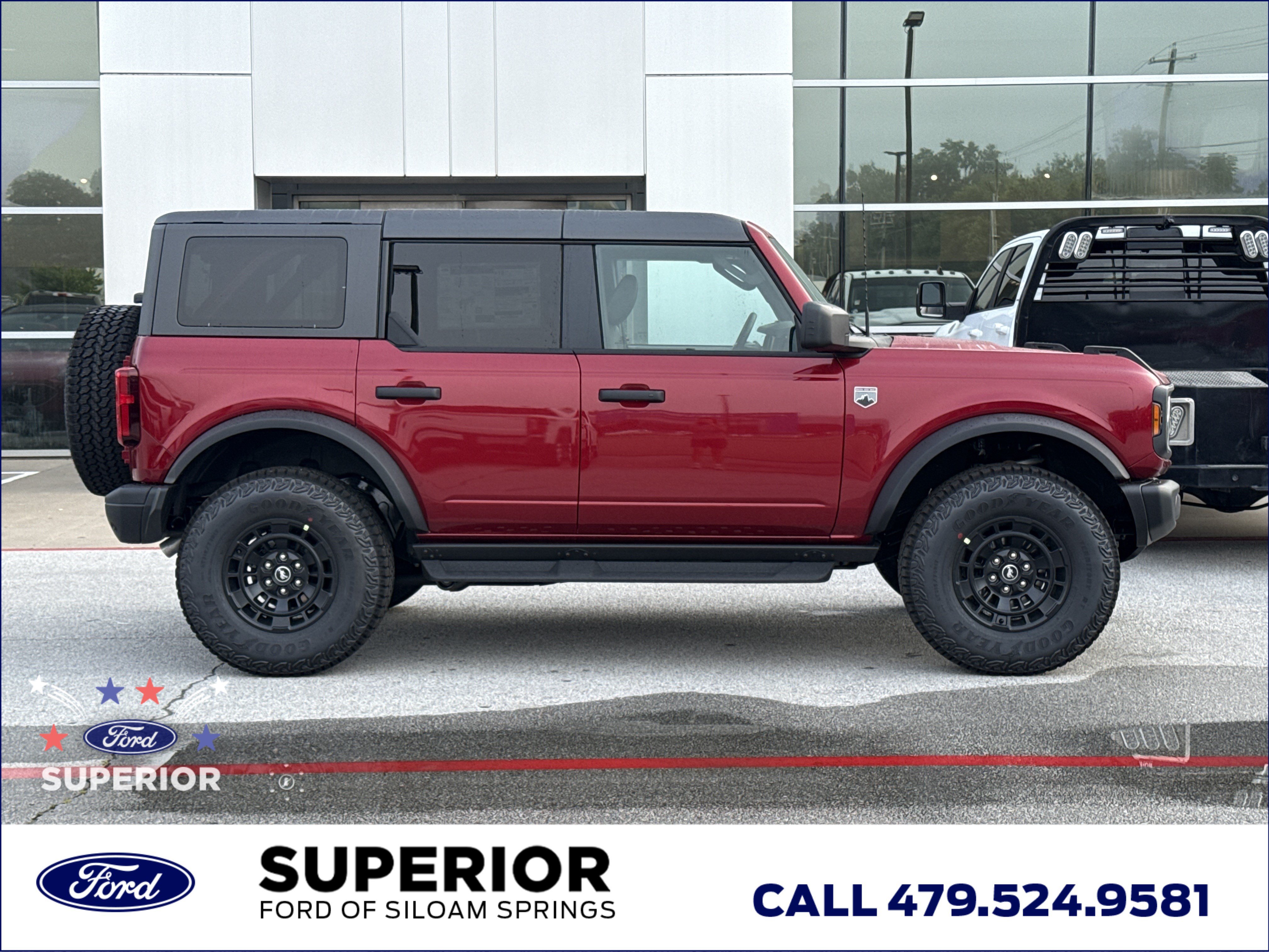 New 2026 Ruby Red Metallic Tinted Clearcoat Ford Big Bend 4WD image 2