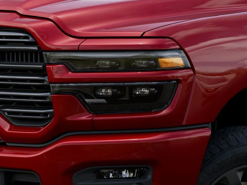 New 2026 Molten Red Pearl-Coat Exterior Paint RAM Laramie image 11