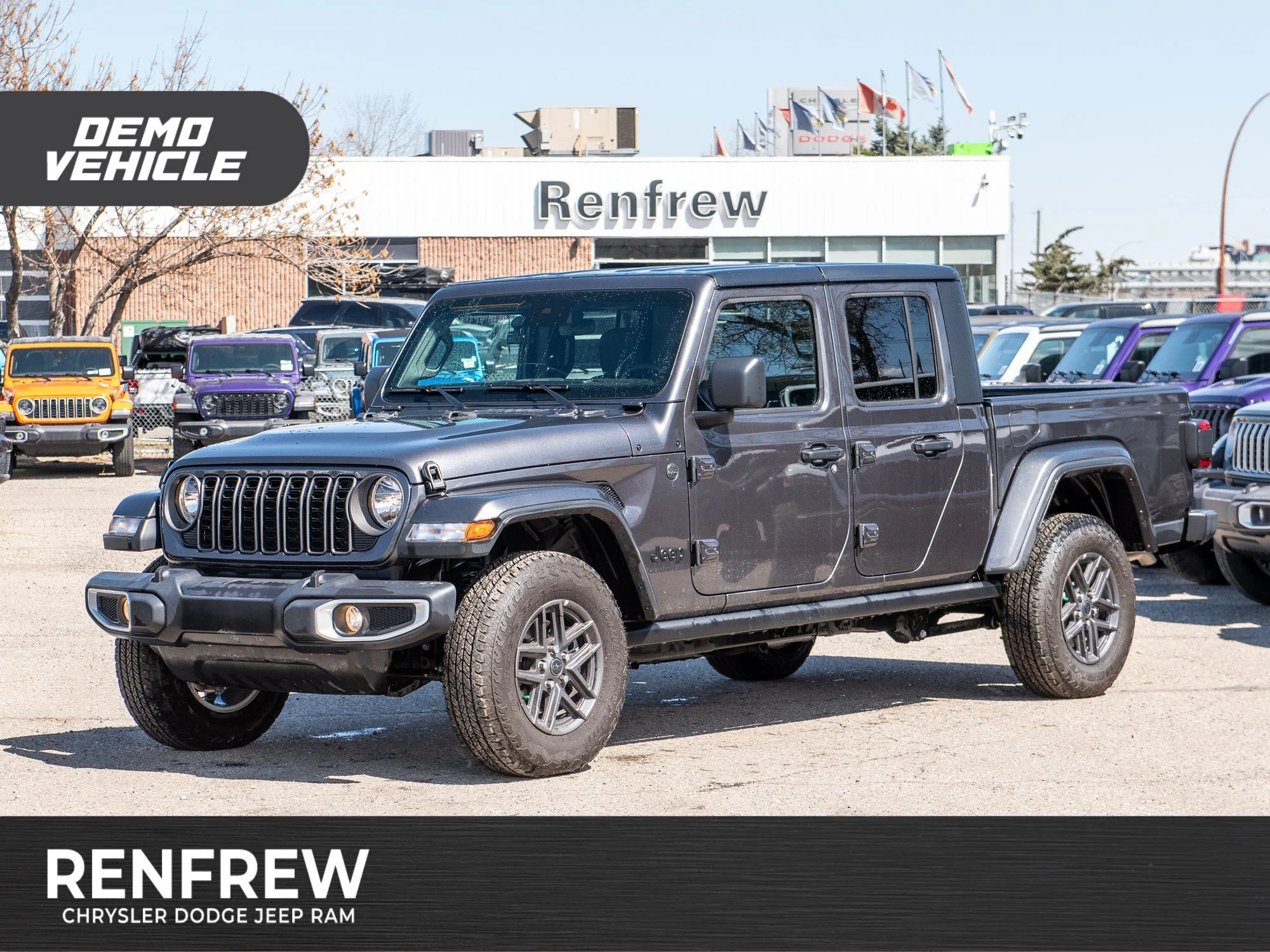 Used 2025 Grey Jeep Sport S* 4x4, Heated Seats/Wheel, Max Tow Package, Remote Start image 1