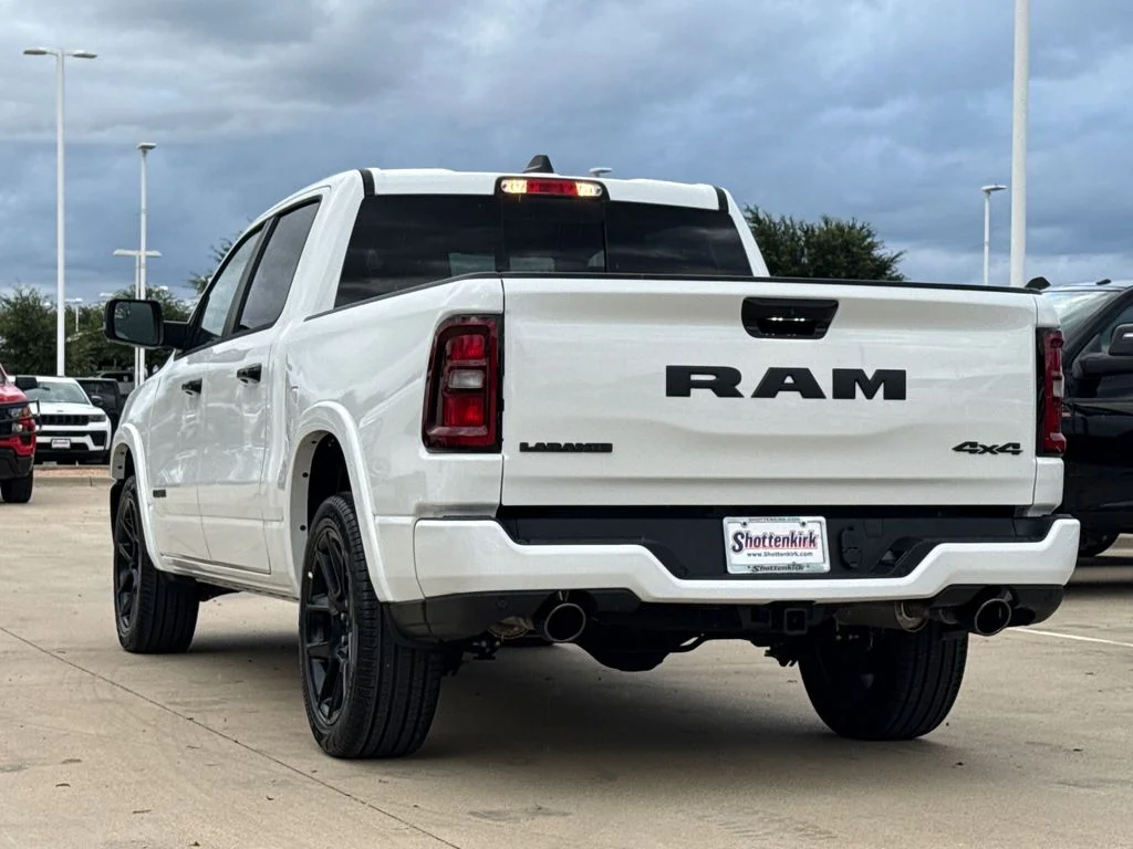 New 2026 Bright White Clear-Coat Exterior Paint RAM Laramie image 6