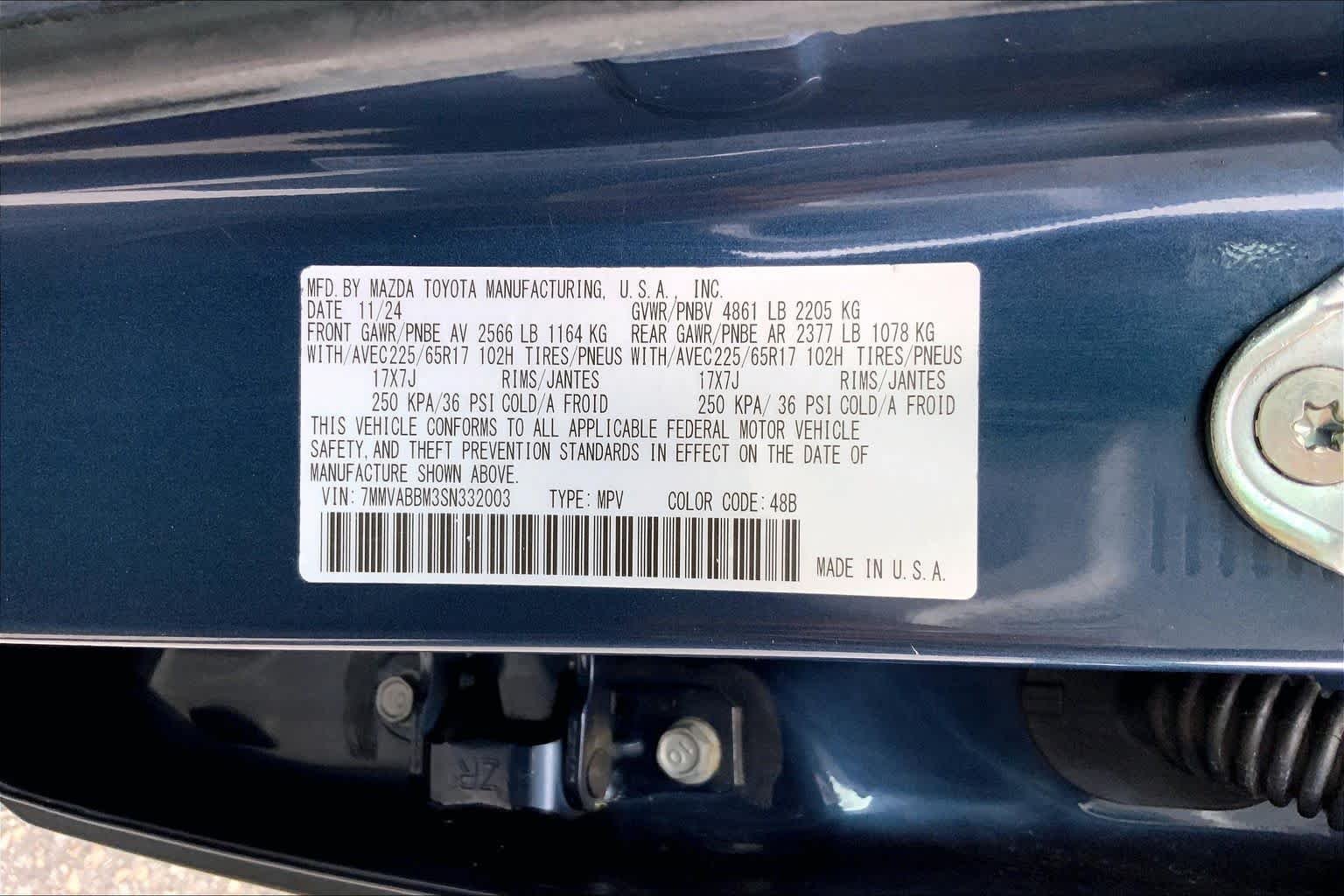 Used 2025 Ingot Blue Metallic Mazda 2.5 S Preferred Package image 29