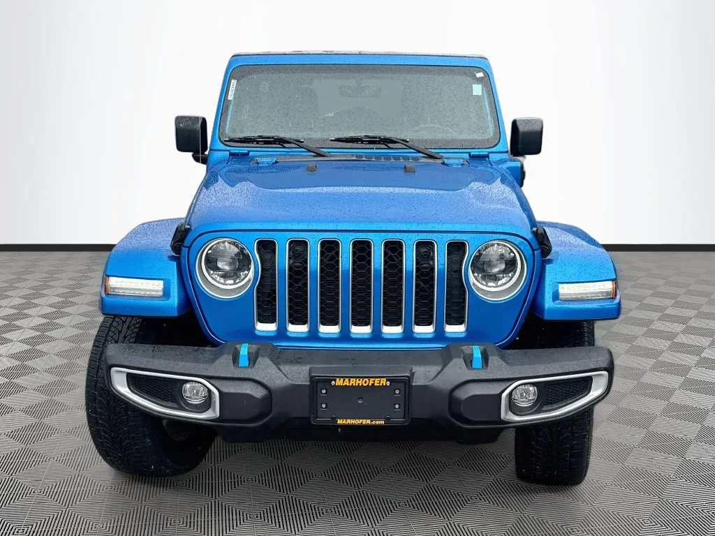 Used 2023 Blue Jeep Sahara 4xe image 2