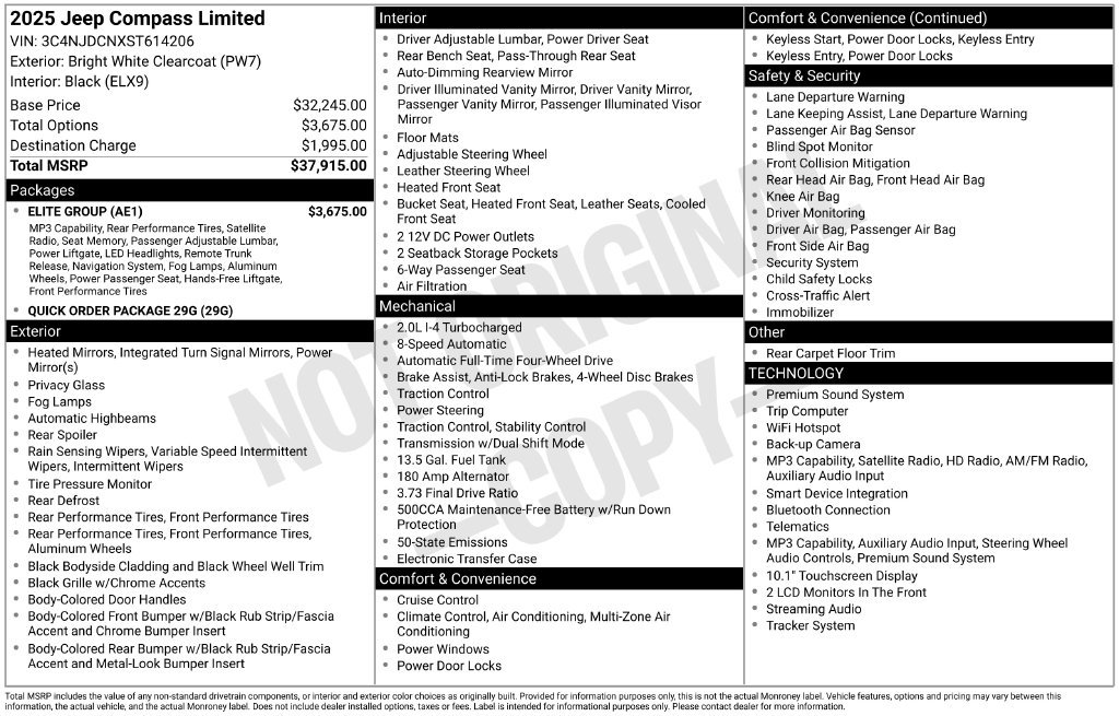 Used 2025 White Jeep Limited image 25