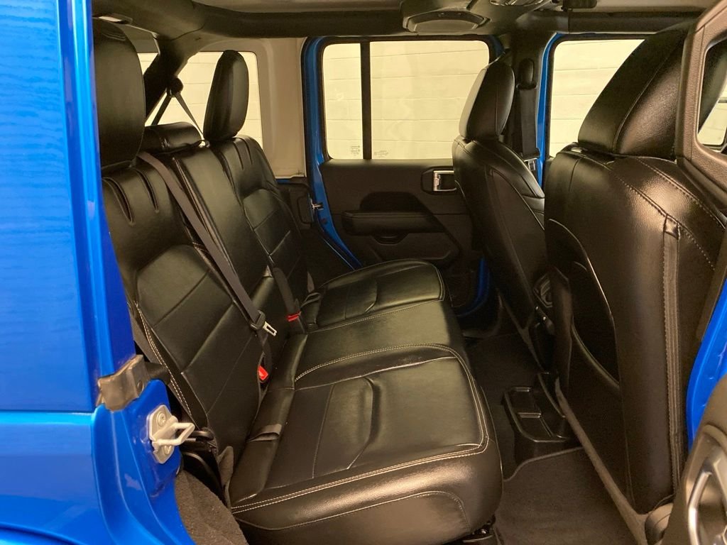 Used 2022 Blue Jeep Unlimited Sahara 4xe image 29