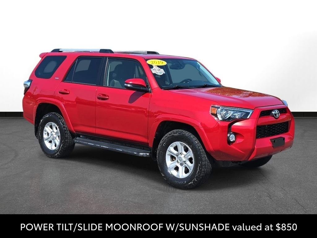 Certified Used 2019 Red Toyota SR5 Premium image 3