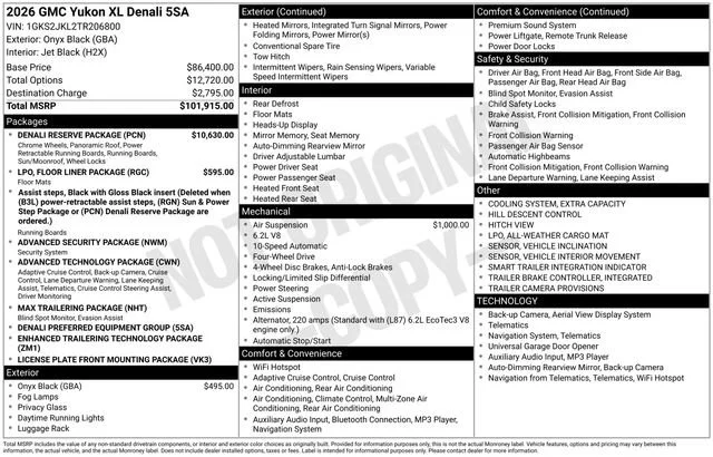 Used 2026 Onyx Black GMC Denali image 5