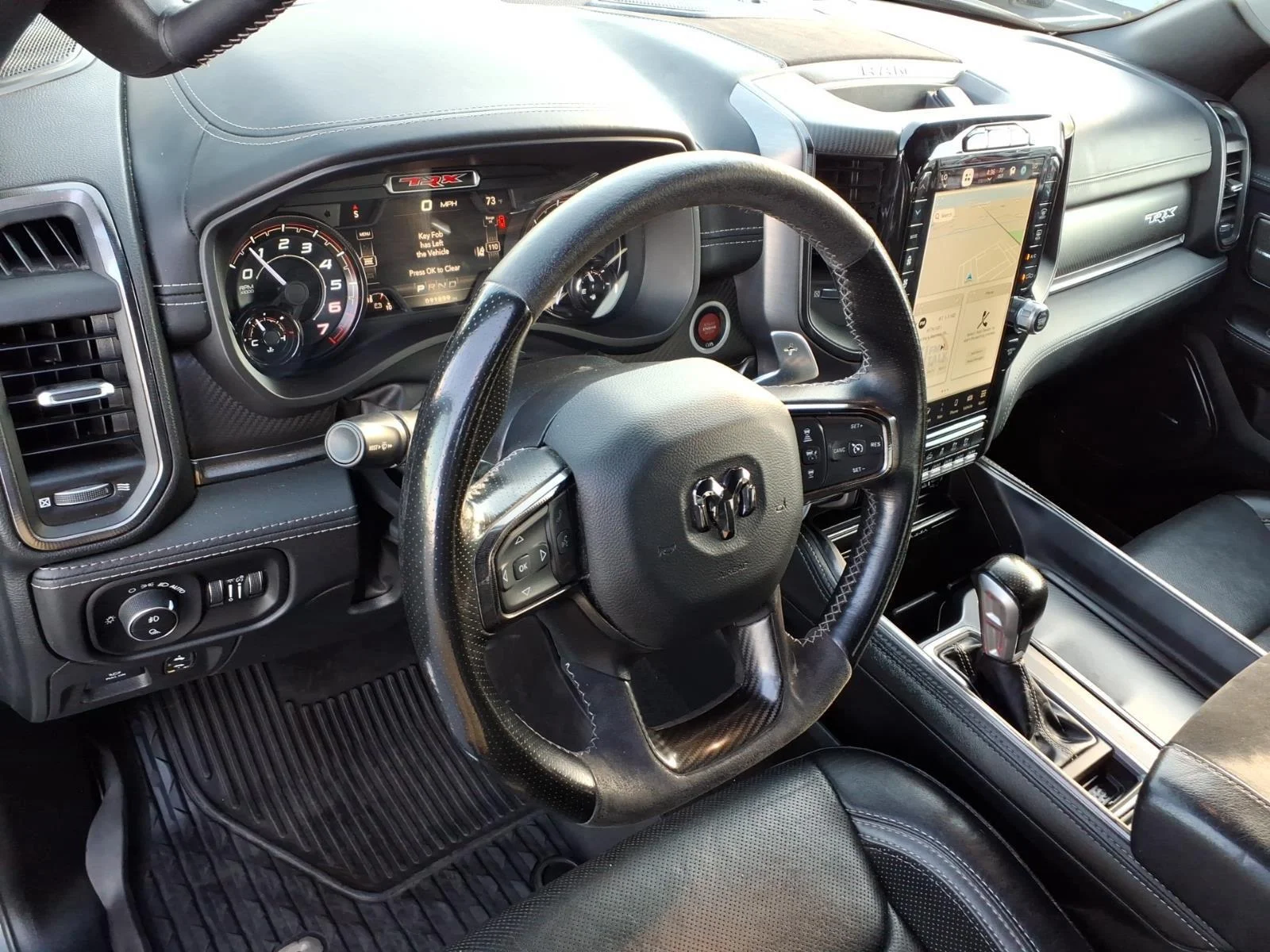 Used 2022 Diamond Black Crystal Pearlcoat Ram TRX image 8