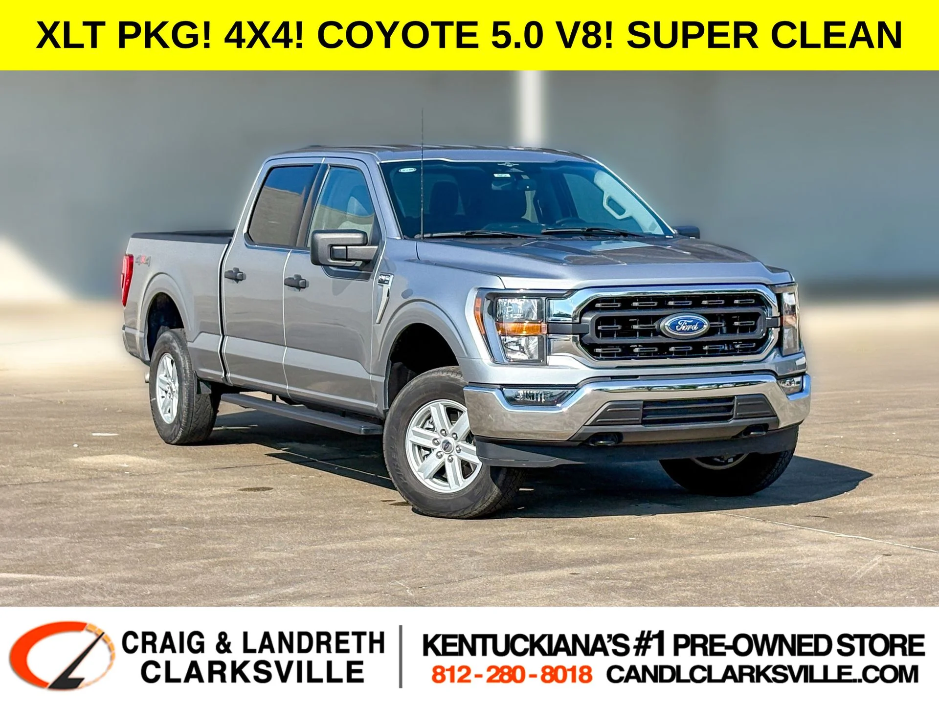 Used 2023 Silver Ford XLT image 1