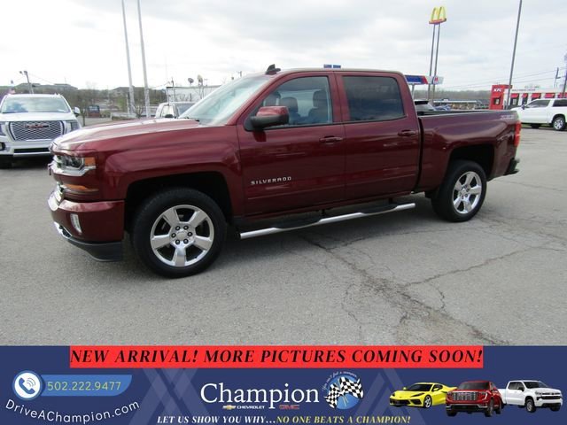 SIREN RED TINTCOAT 2016 Chevrolet Silverado 1500 LT Crew Cab 4WD Pickup Truck Four-Wheel Drive