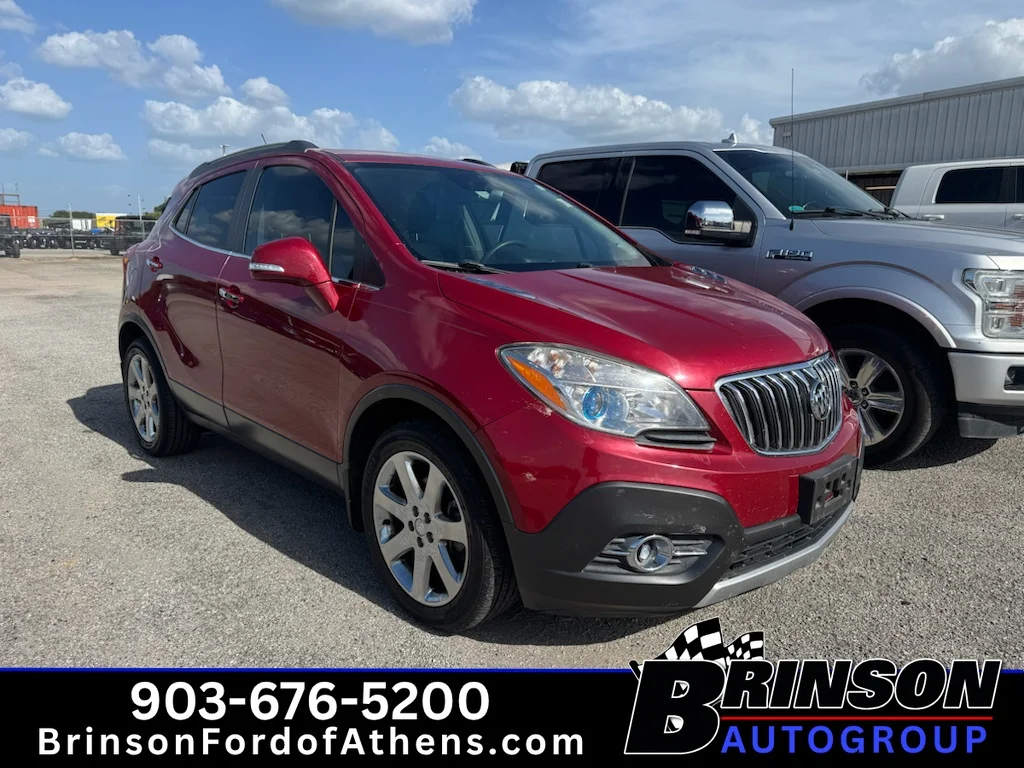 Used 2014 Ruby Red Metallic Buick Leather image 3