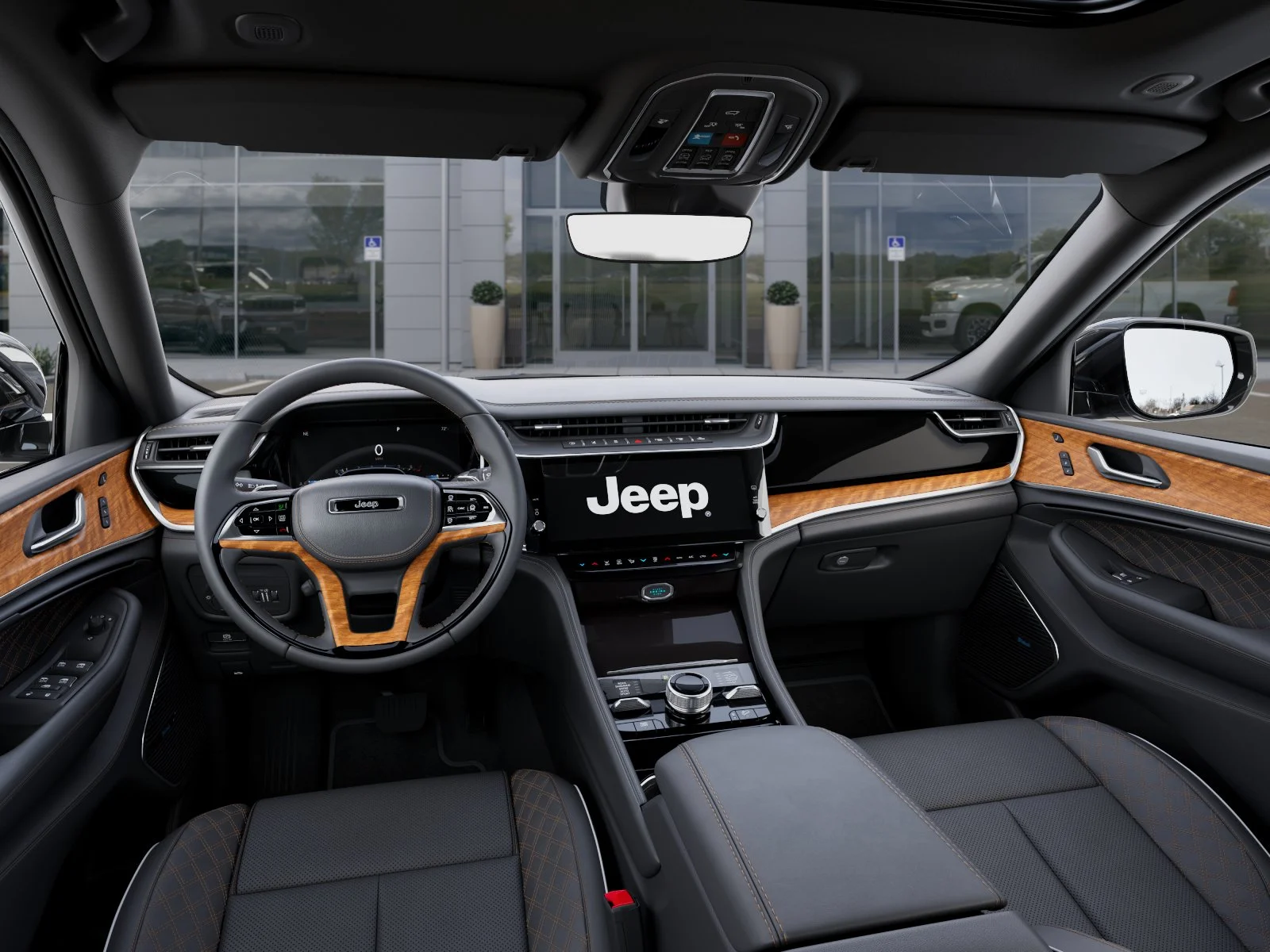 New 2026 Diamond Black Crystal Pearl-Coat Exterior Paint Jeep Summit image 40