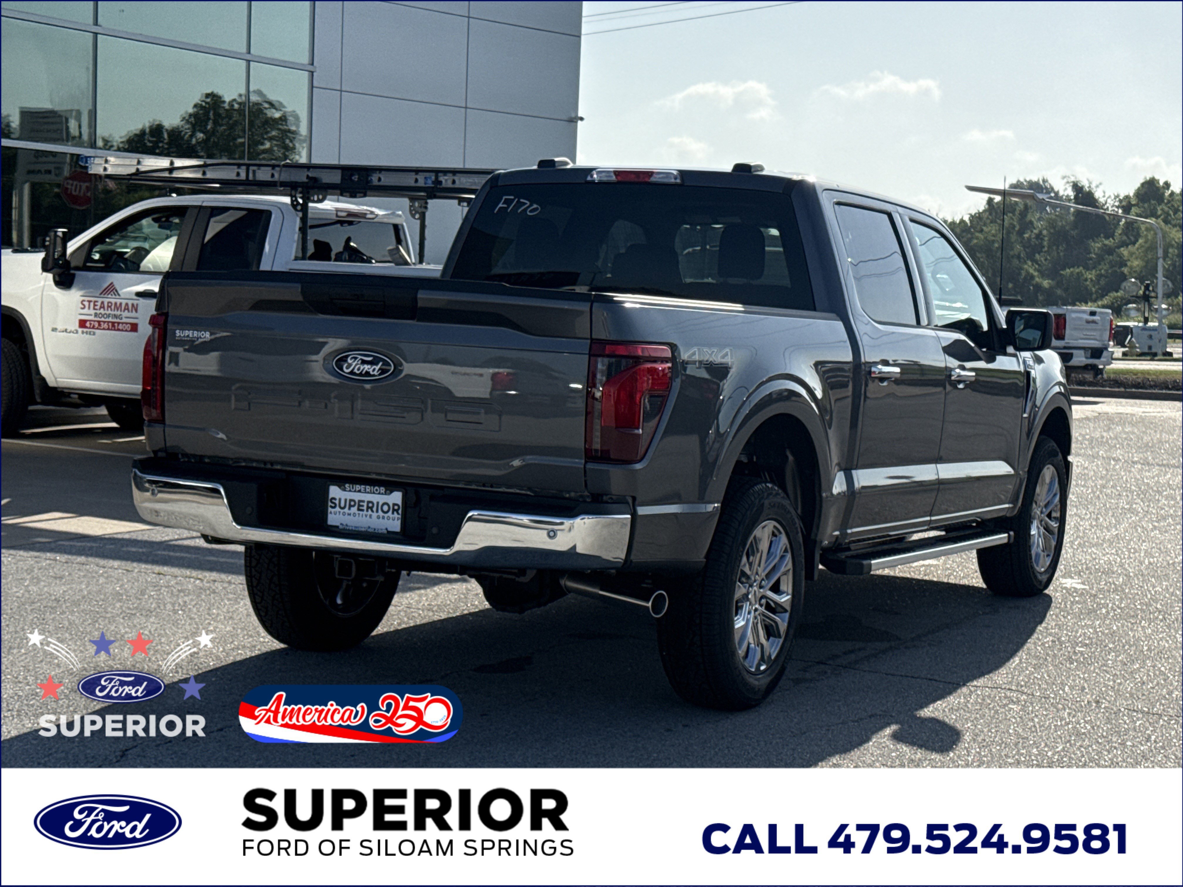 New 2026 Carbonized Gray Metallic Ford XLT 4WD image 3