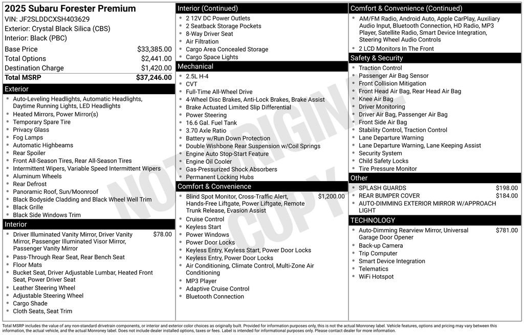 2025 Subaru Forester Premium - Photo 27