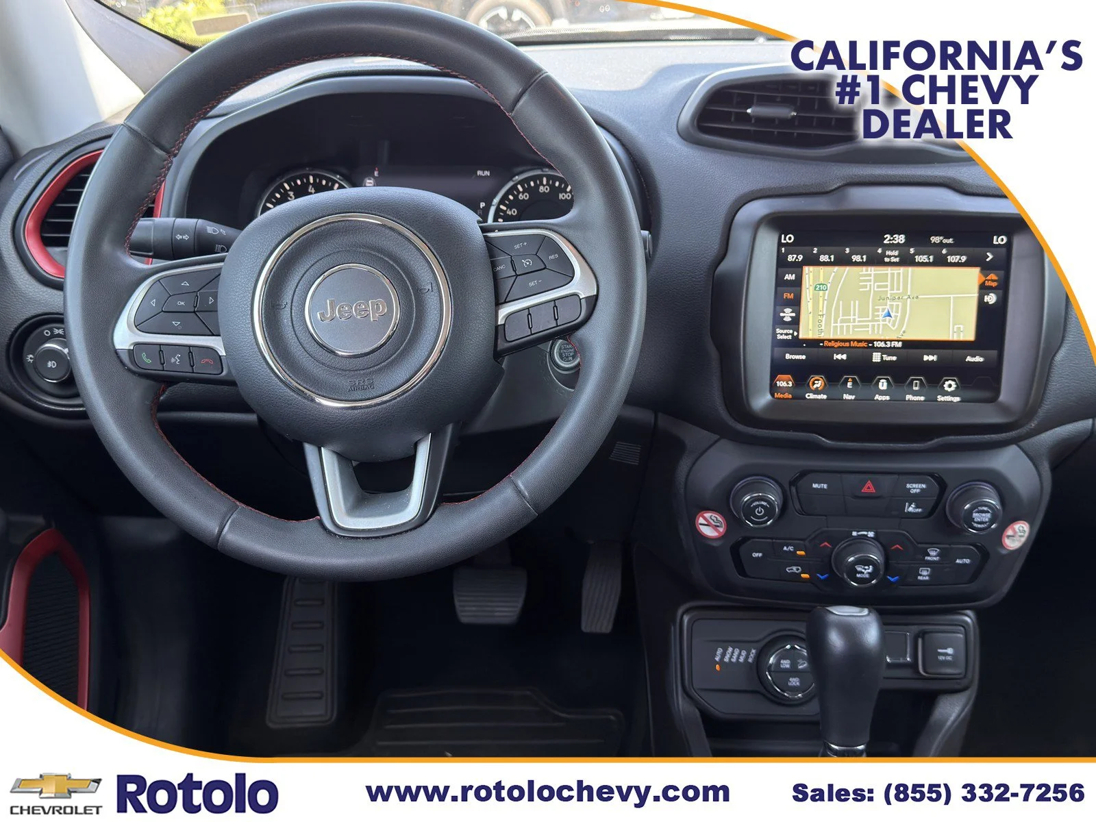 Used 2023 Slate Blue Pearlcoat Jeep Trailhawk image 15