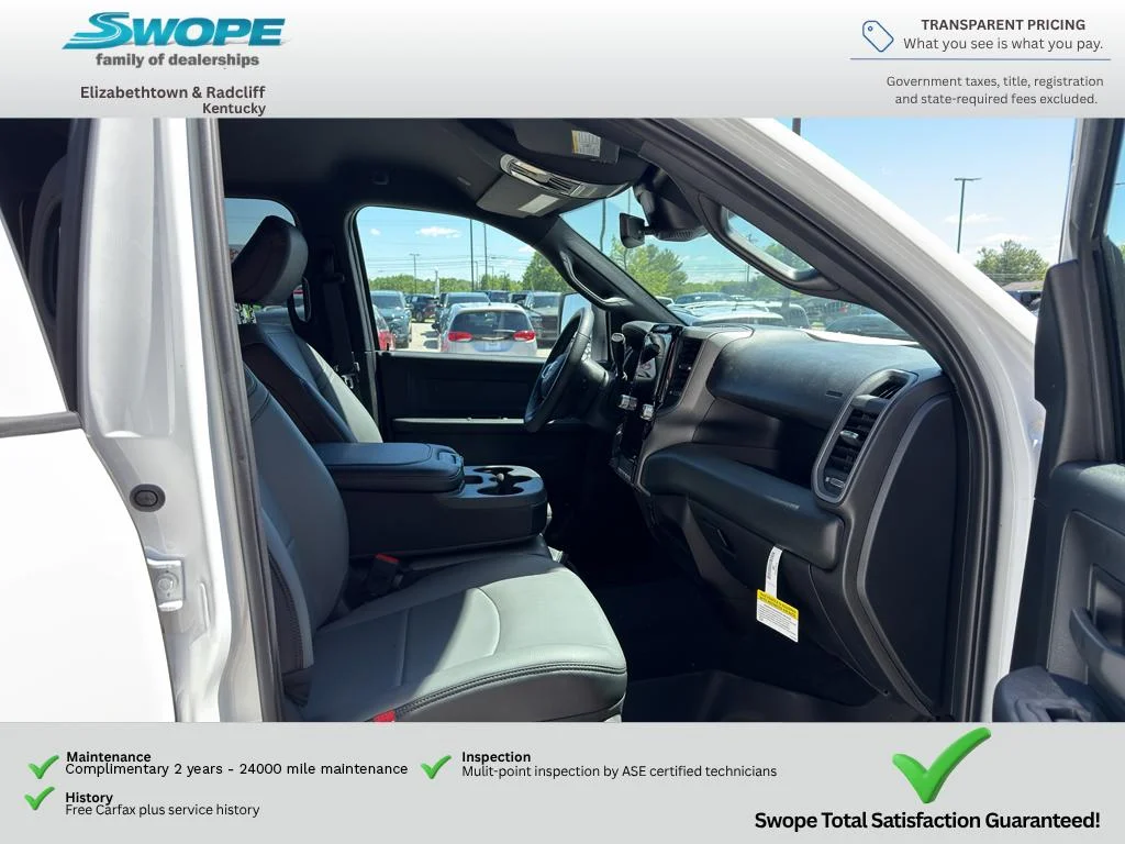 New 2026 Bright White Clear-Coat Exterior Paint RAM Tradesman image 9
