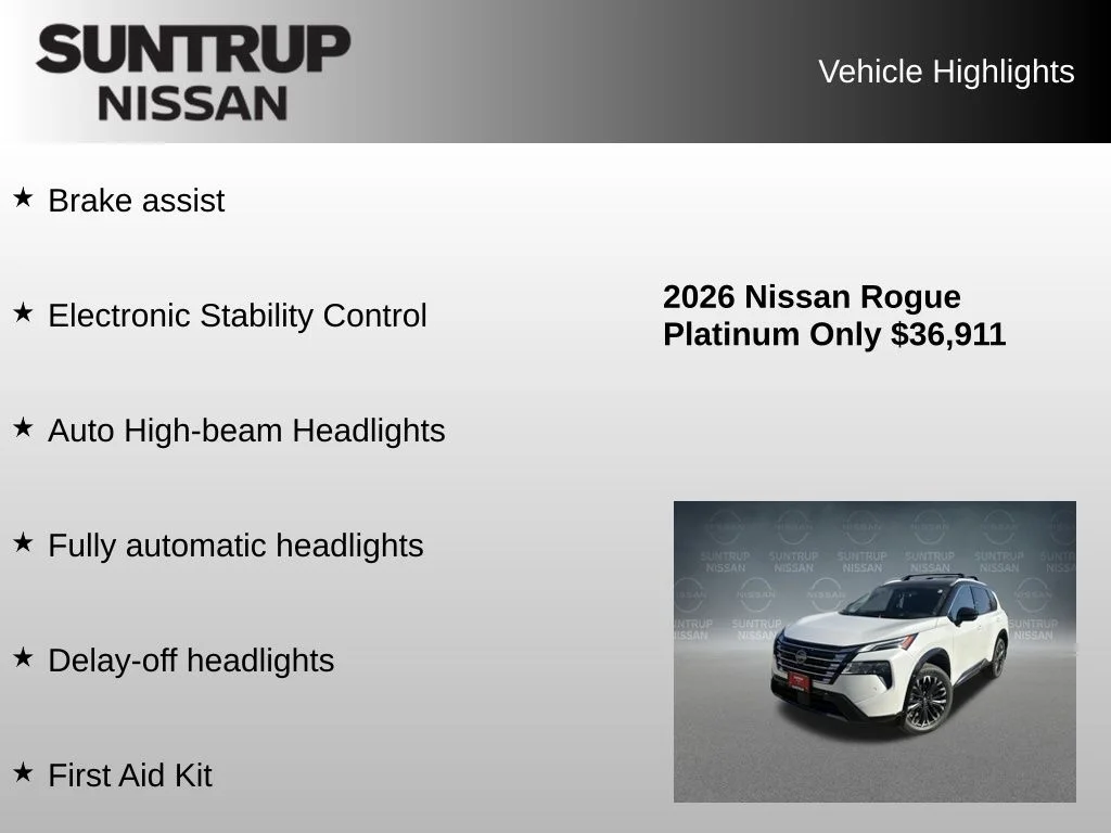 2026 Nissan Rogue Platinum - Photo 38