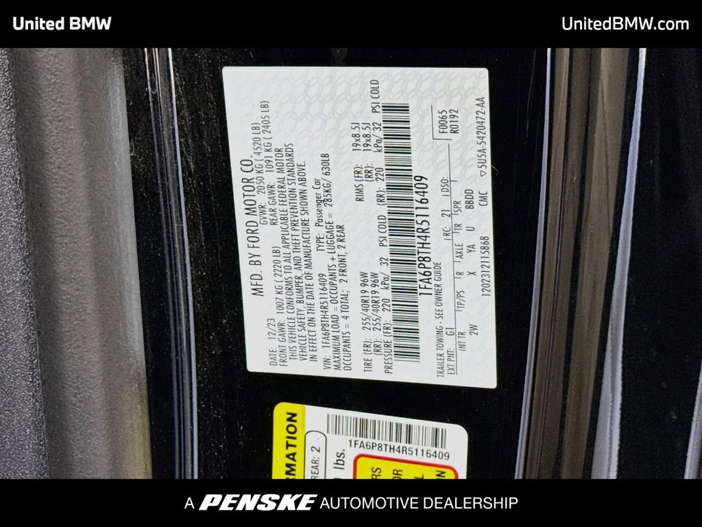 Used 2024 Shadow Black Ford EcoBoost image 20