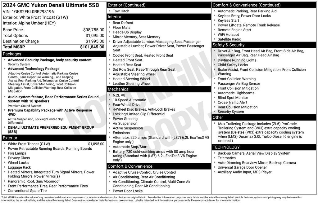2024 GMC Yukon Denali Ultimate - Photo 6