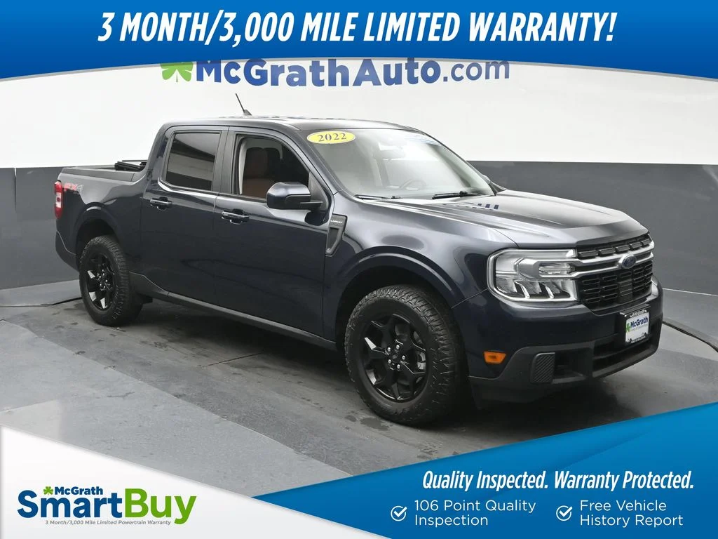 Used 2022 Blue Ford Lariat image 1