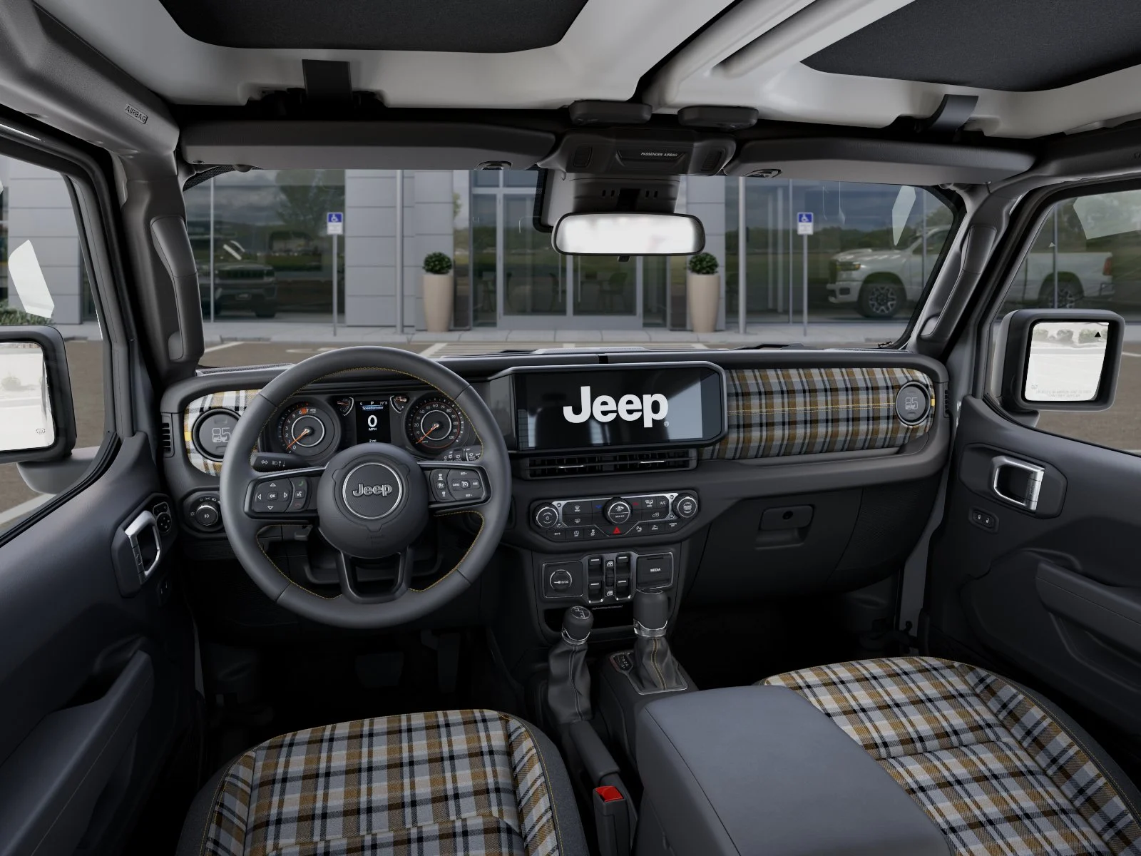 New 2026 Bright White Clear-Coat Exterior Paint Jeep 85th Anniversary Edition image 14