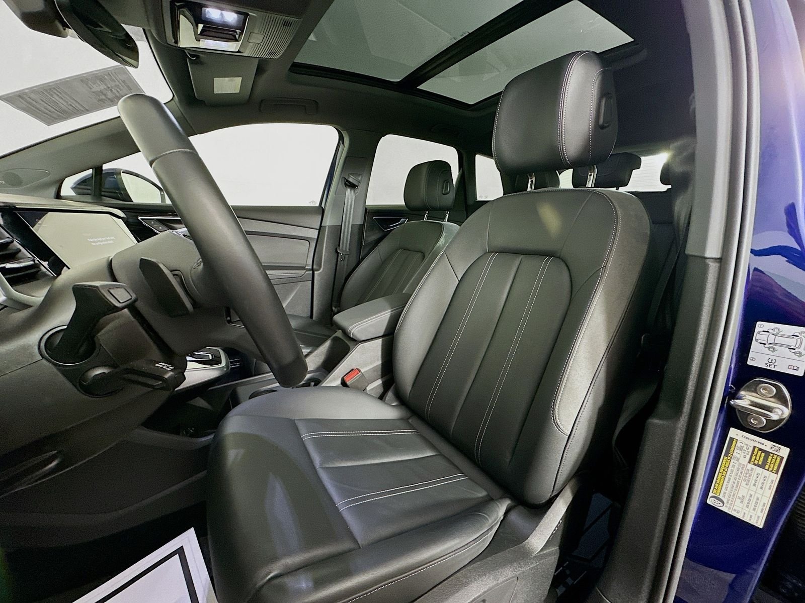 Used 2023 Blue Metallic Audi Premium Plus Black Optic Pano Roof image 21