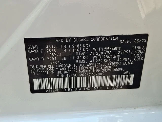 Used 2024 White Subaru Limited image 29